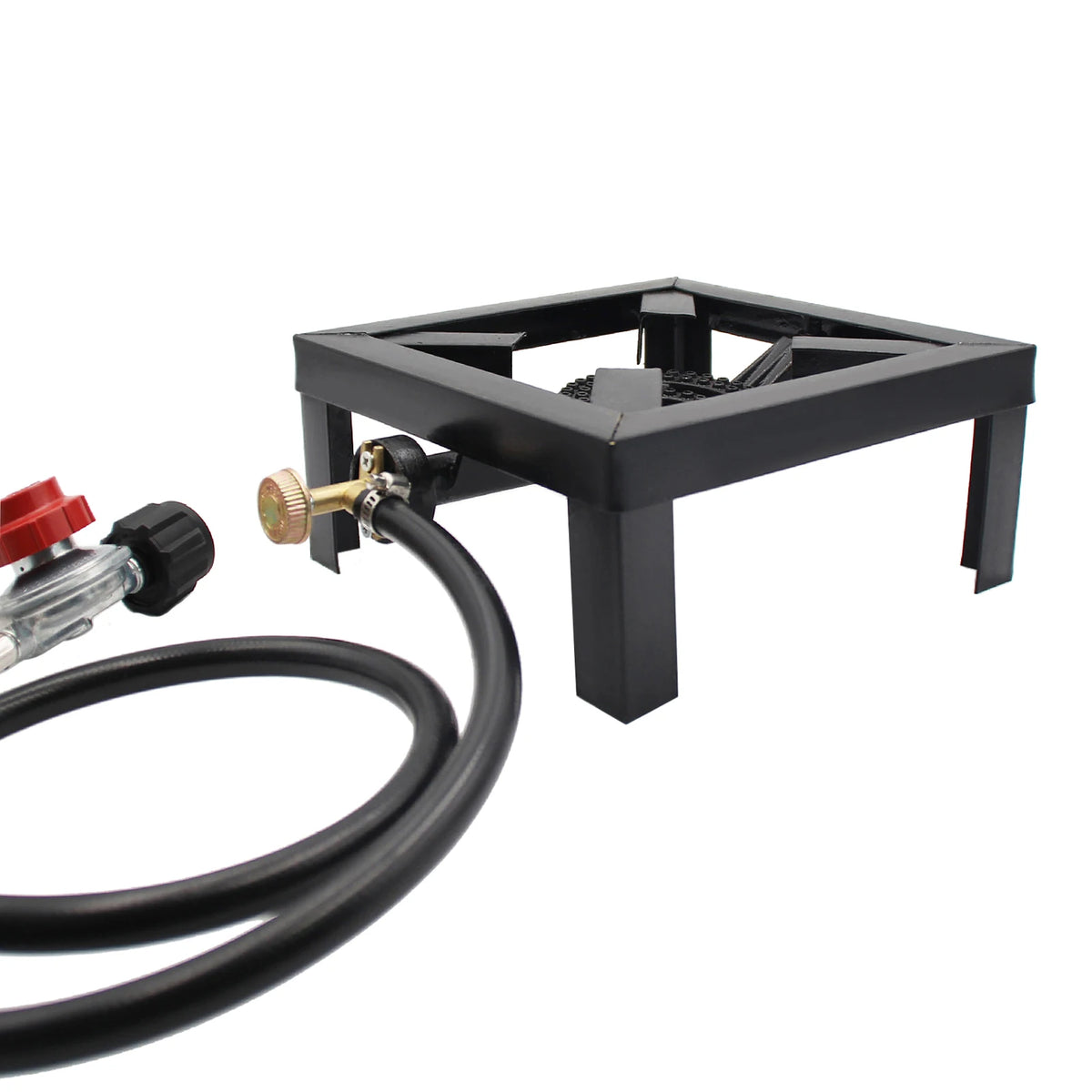 Tomshoo 8KW Gas Boiling Ring Cast Iron Burner Large LPG Stove Outdoor Cooker Iron Frame Portable Fire Control Stove Camp Supply