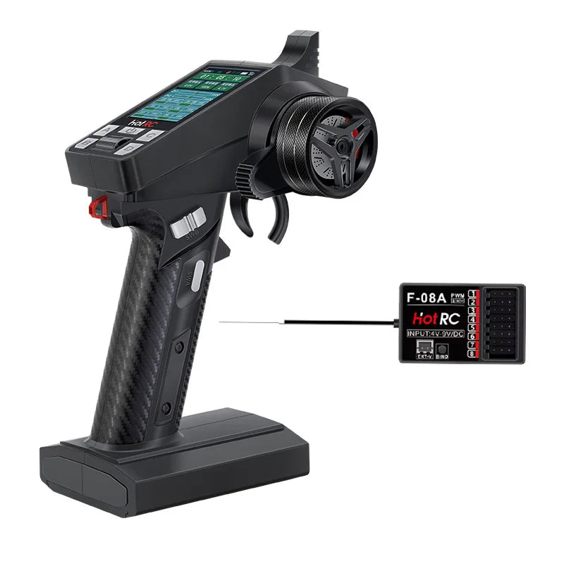 Hot RC CT-8A 2.4G 8-Channel Radio System Remote Control Transmitter With F-08A Receiver For Climbing Drift Vehicle RC CAR TANK