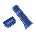 Polestar 4 2023-2025 Accelerator & Brake Pedal Pad Cover Set 4pcs - Black/Blue/Red/Silver