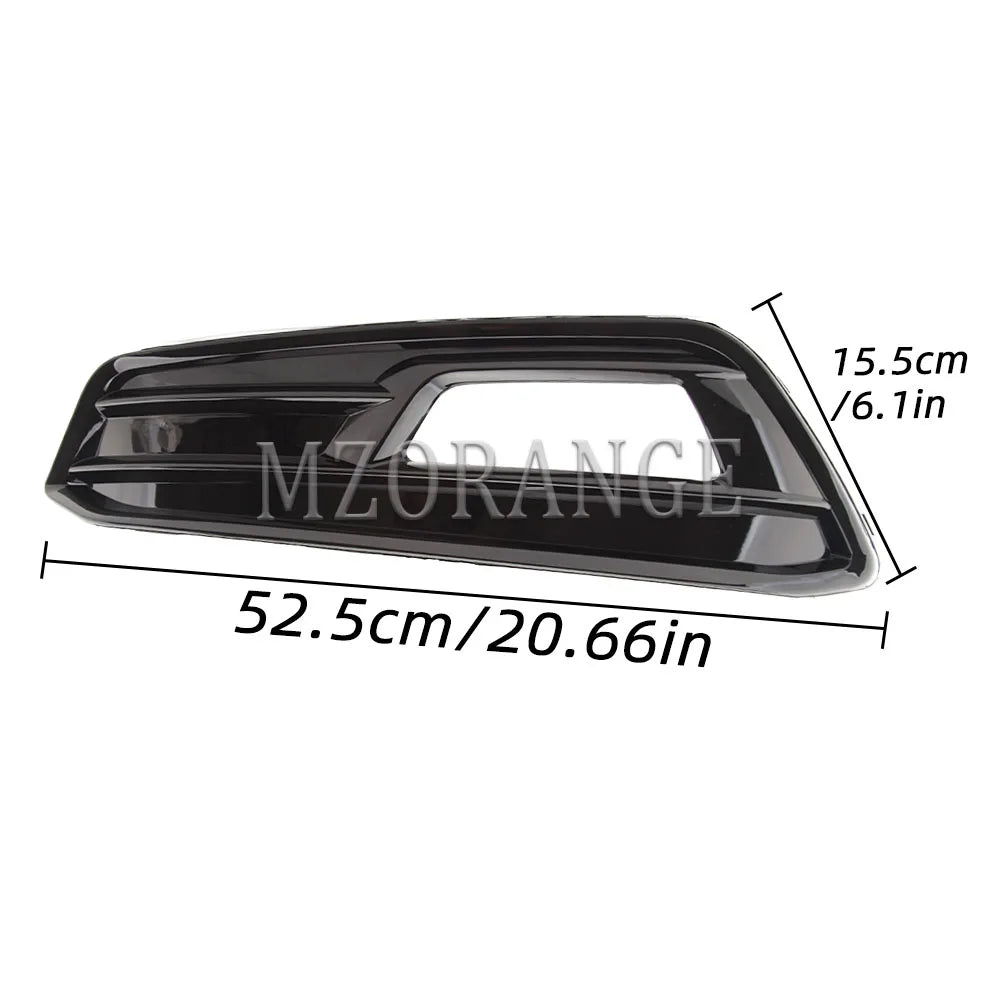 Fog Light Cover for Ford Focus ST 2015-2018 Front Bumper Grille Foglights Headlights Covers Frame Hole Protect Car Accessories