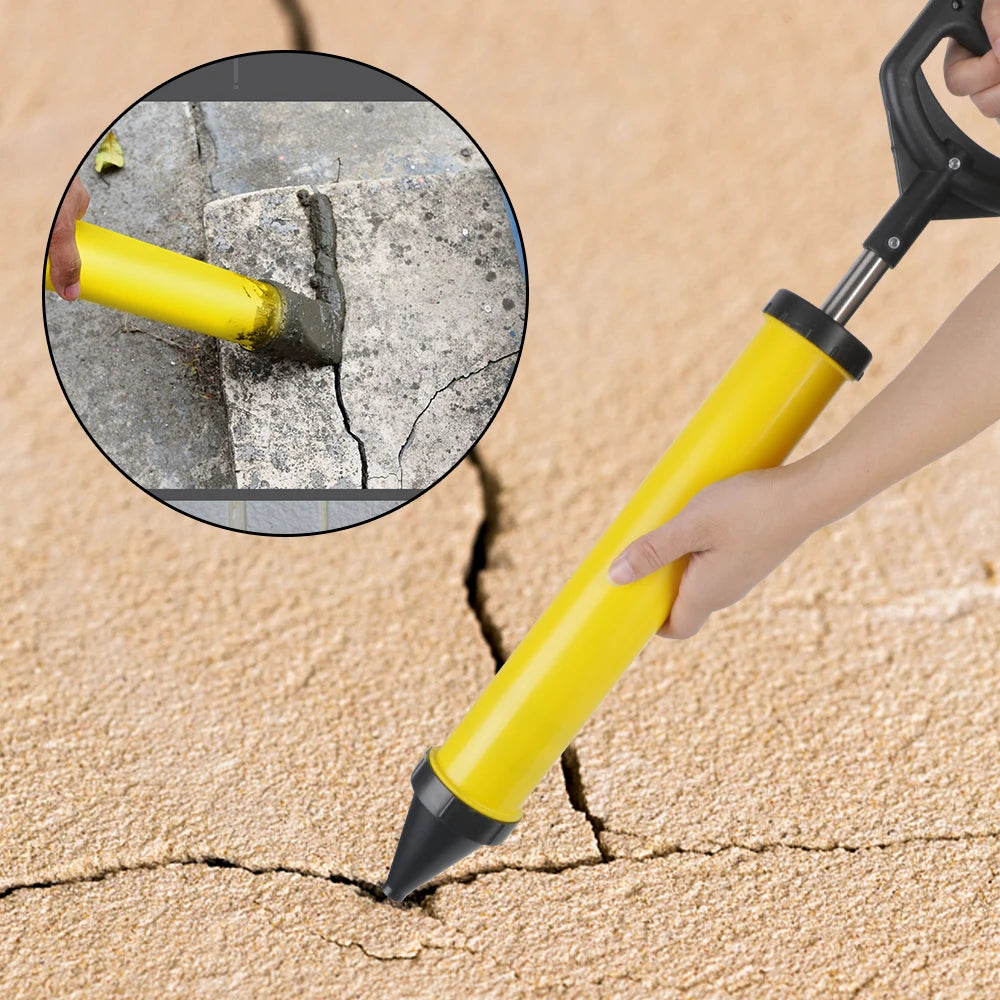 Grouting Gun Grouting Mortar Sprayer Applicator Cement Lime Pump Grout Filling Tools Caulking Gun With 4 Nozzles
