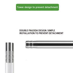 8MM Aquarium mini filter filter tube stainless steel anti fish and shrimp inlet and outlet oil film filter fish tank supplies