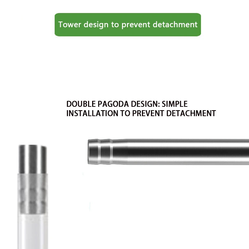 8MM Aquarium mini filter filter tube stainless steel anti fish and shrimp inlet and outlet oil film filter fish tank supplies