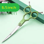 Fenice Curved Pet Grooming Scissors 6.0 or 6.5 in, JP440C/VG10 Steel, Color Options