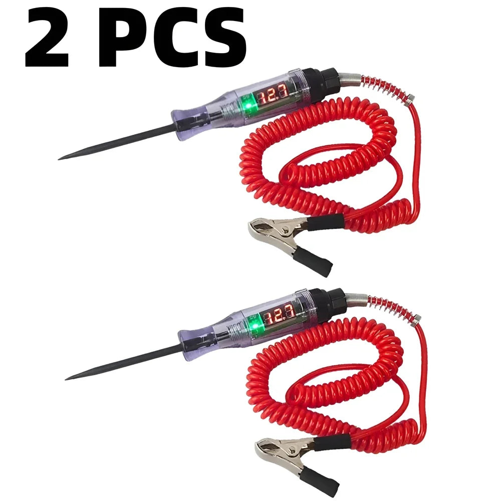 High Quality Auto Circuit Tester Truck Voltage Tester Circuit DC 6V 12V 24V Auto Diagnostic Probe Test Pen Car Tools