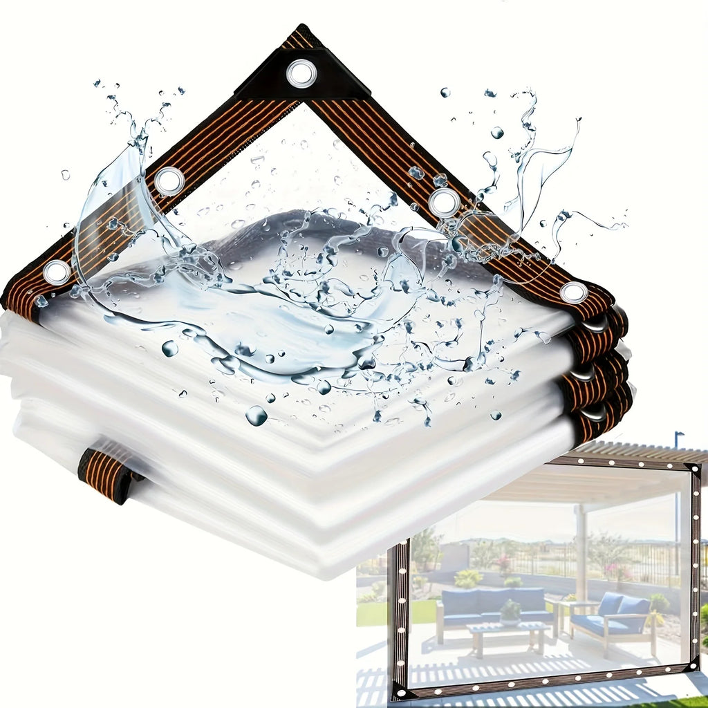 2X3m 2X4m Highly Transparent Waterproof Tarpaulin Special for Greenhouses Chicken Coop Sunshade Camping Rain Cover Designed with