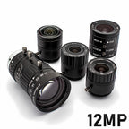 WGWK 4K 12MP CS Mount CCTV Lens 1/1.8" Format Manual Iris 5-50mm Industrial Zoom Lens For Machine Vision Surveillance IP Camera
