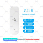 Tuya 10G 4 in 1 Human Motion Sensor Zigbee MmWave Radar Detector with Luminance Temperature Humidity Sensor Replace PIR Sensor