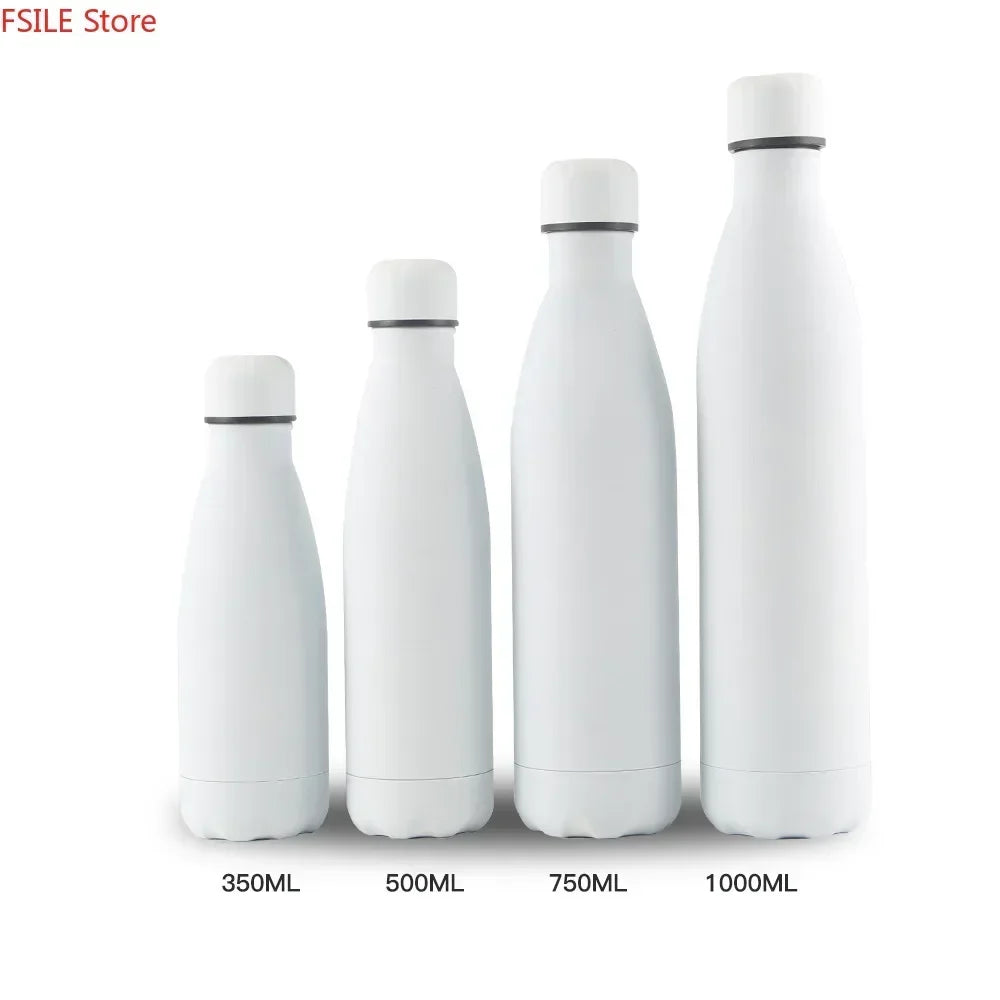 500/750/1000ml Double-Wall Insulated Vacuum Flask Stainless Steel Thermos  BPA Free for Outdoors Sport Water Bottle