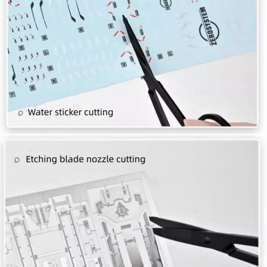 MSWZ MS109 Water Sticker Model Tools Scissors Etching Blade Nozzle Cutting for Model Hobby Building Tool DIY