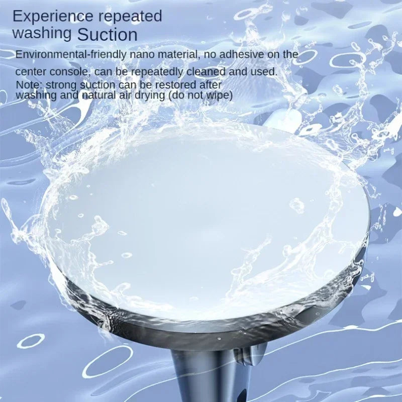12V-24V Car Fan with Suction Cup Mount, 3-Speed, USB Rechargeable, 360° Rotating, Black, 2pcs