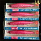 TSURINOYA 4PCS Ultra Long Casting Saltwater Sinking Minnow Sea Fishing Lure BAYONET 135mm 26.4g Seabass Mackerel Hard Bait