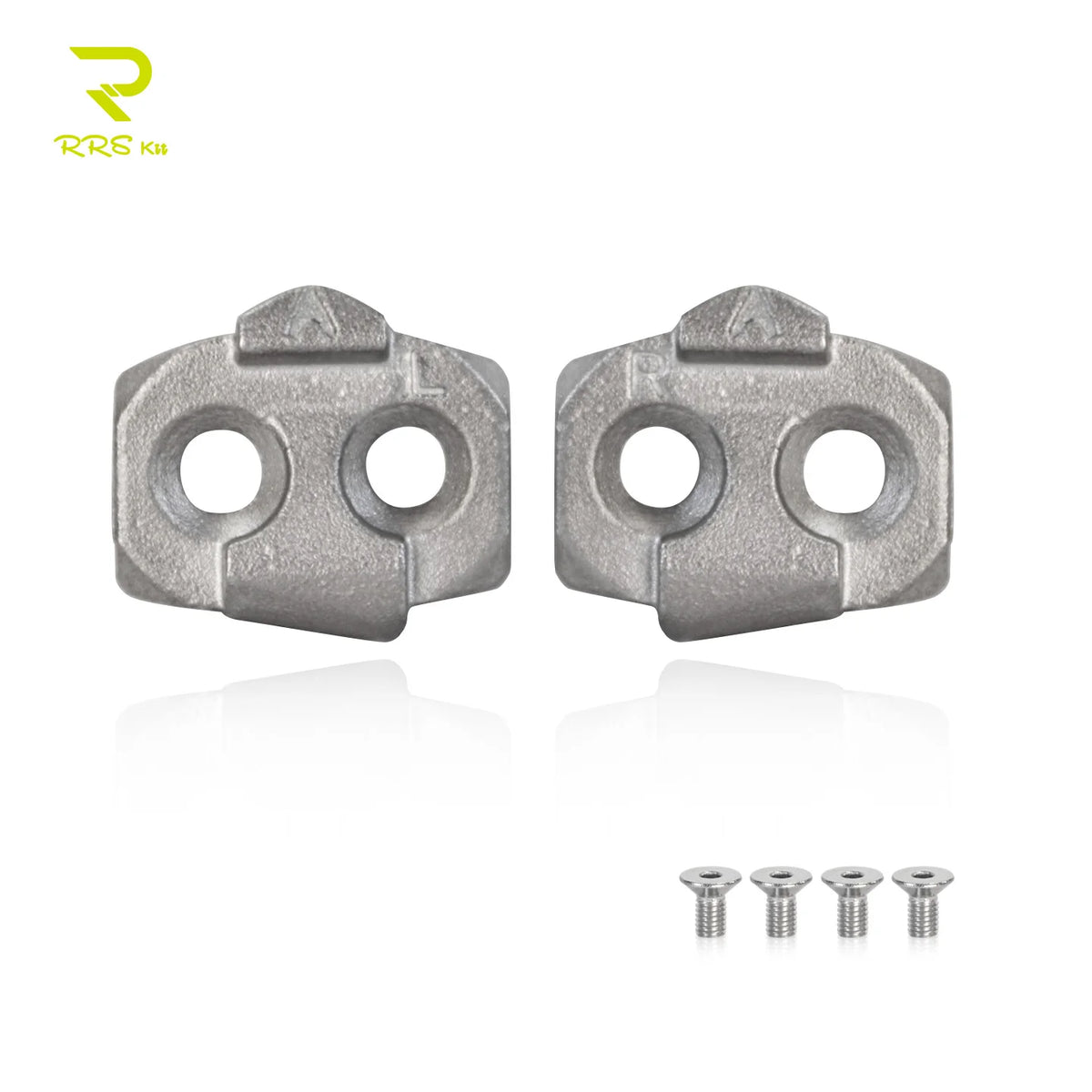 RRSKIT Mountain Bicycle Lock Pads For Time Mountain Bike Self-Locking Pedal ATAC System Stainless Steel Mountain Bike Cleats