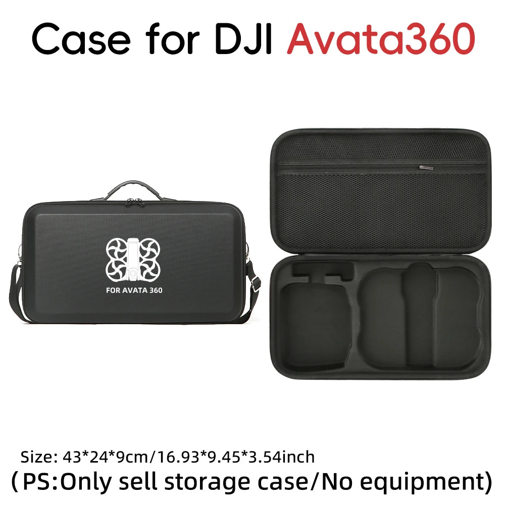 Shoulder PU Portable Bag Case For DJI Avata 360 Protective Shockproof Storage Bag Box for DJI RC-2 Drone Remote Accessory