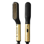 Electric Beard Heated Brush Kit Hair Straightener Straightening Men Quick Styler  Beard Comb Electric Comb For Hair