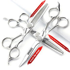 440C Japanese Stainless Hairdressing Scissors 6 Inch / 7 Inch Hair Scissors Right hand Barber Shears Left Handle Hair Cutting
