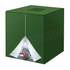 210D Zipper IBC Tote Cover，black, green oxford cloth material for 275 gallon water tanks, waterproof, sun and rain resistant