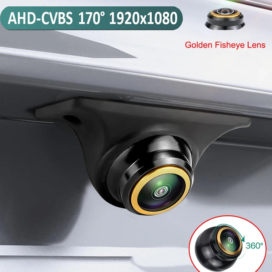 AHD 1920x1080P Car Rear View Camera 170 Fisheye Lens Full HD Night Vision Vehicle Reversing Front Cameras Aviation Head Wiring