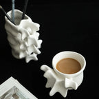 Vertebrate Model Ceramic Vase Flower Arrangement Coffee Cup Milk Mug Pen Holder Hydroponic Vase Water Cup Flower Vases Ornament