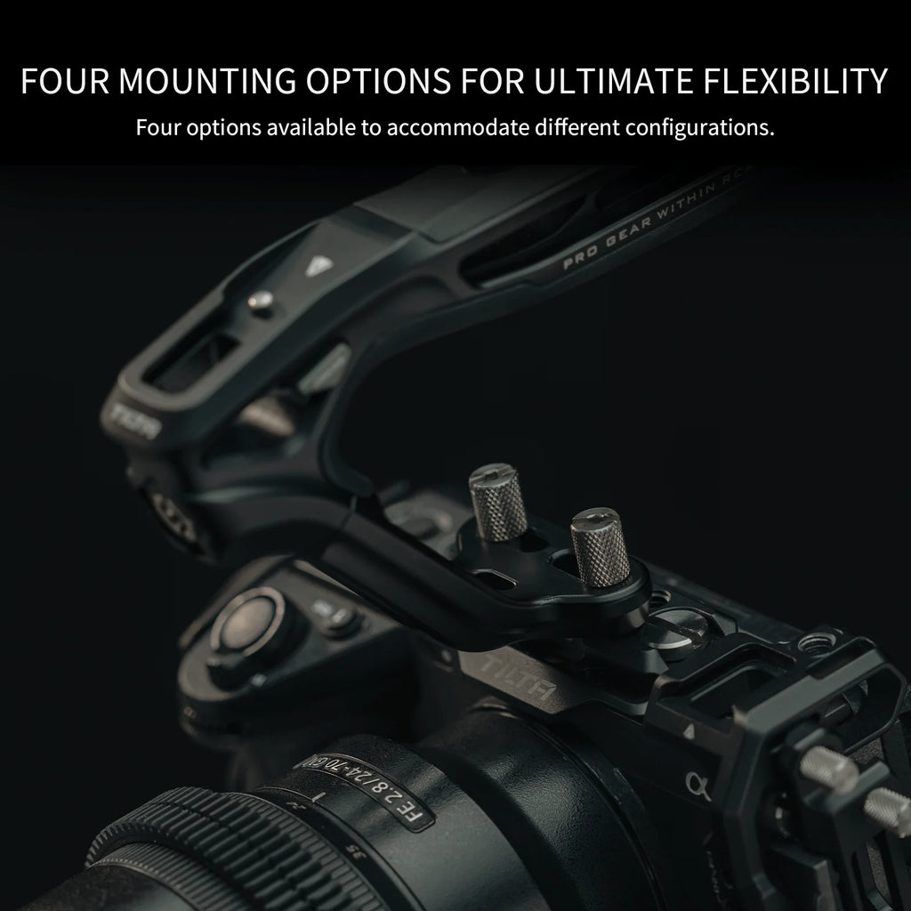 TILTA Xeno Top Handle TA-XTH compatible withSony FX3 FX30 Camera Cage ACCESSORIES Cold Shoe 1/4"-20 with Locating Pins/NATO/Dual
