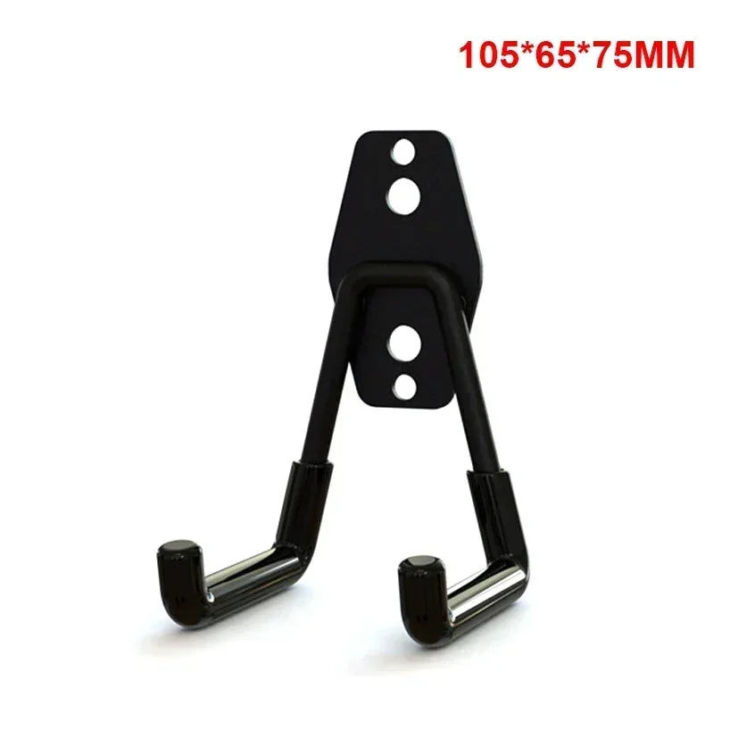Wall Mount Heavy Duty Metal Hook Garage Organizer Hooks Water Pipe Bicycle Hanger Anti-slip Storage Hook For Ladders Garden Tool