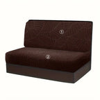 Jacquard RV Dinette Sofa Seat Cushion Cover Elastic Armless Couch Slipcovers Anti-slip Anti-dirt Camper Car Bench Slipcover