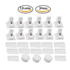 Drawer Latch Cabinet Door Magnetic Child Safety Lock Limiter Children Protection Baby Safety Lock Invisible Lock Kids Security