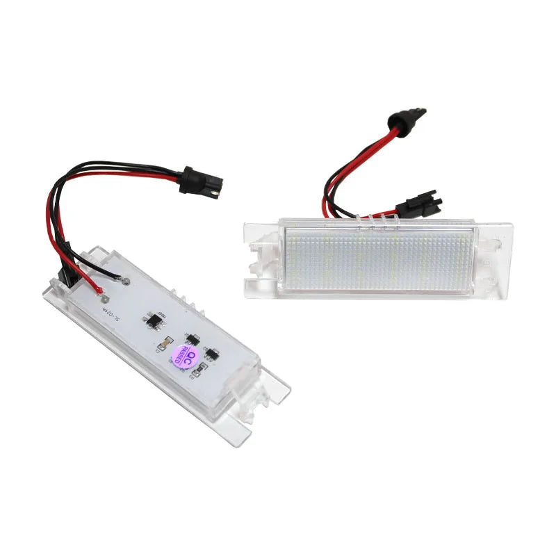 2Pcs Canbus Car LED Number License Plate Light for Opel Vectra C Astra H Zafira B Insignia Corsa C Meriva A Tigra B Lamp