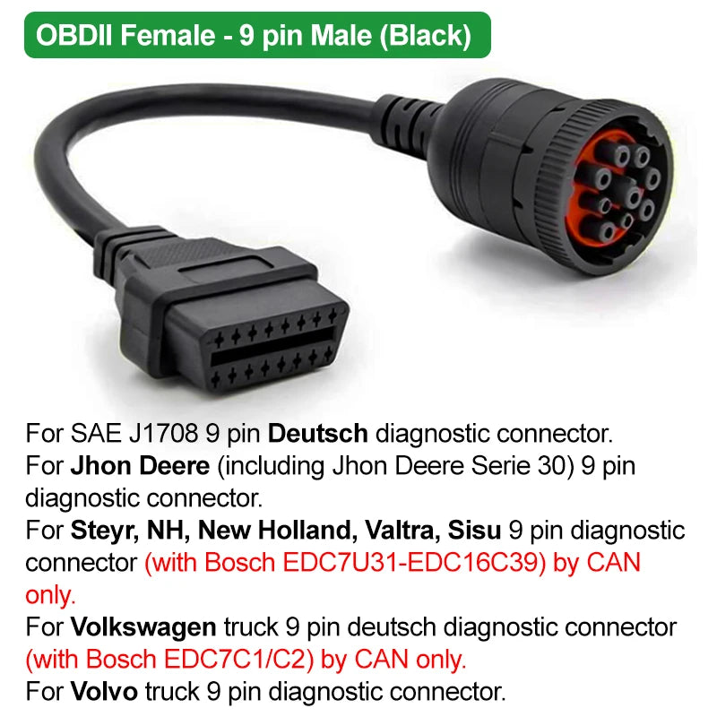 9pin black