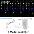 Multicolor 8 Modes / 7M / EU plug 220V