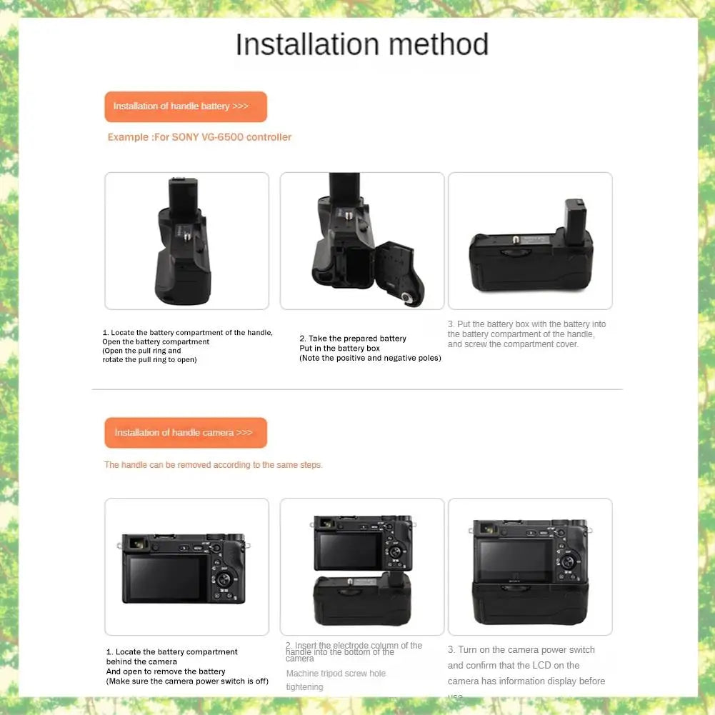 Smart-SLR Camera Handle Vertical Battery Grip Holder Anti-Shake Handle Bracket Suitable For Canon EOS RP Mirrorless Camera