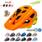 BATFOX MTB Cycling Helmet with GoPro Mount, Comfort Liner, M/L 55-62cm, Multi-Color