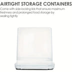 4/2pcs THELIFE RV Must-Have! 2.5L/84.5oz BPA Free Airtight Food Storage Containers for Flour, Sugar, Cereal