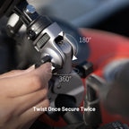 PGYTECH Super Clamp Mount 17-37mm with 1/4" screw adapter for bike/vehicle camera
