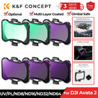 K&F Concept DJI Avata 2 Filter Set UV CPL ND8 ND16 ND32 ND64 Multi-Coated