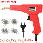 Plastic Welder Welding Machine Car Bumper Soldering Gun with 4 Staples for Bumper Repair Plastic Car Body Repair Tools