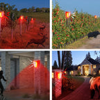 Solar Alarm Animal Repellent Anti-wild Boar Drive Professional Alarmanti-theft Flashing Remote Control Siren Sensor Alarm Light