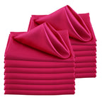 50pc Square 30x30cm Satin Elegant Satin Napkins Perfect For Wedding Graduation & Dinner Parties Restaurant Coffee/Cake Tea Towel