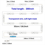 LED Vanity Mirror Light Bulbs USB 5V Dimmable 5 Color Modes Hollywood Makeup Lights