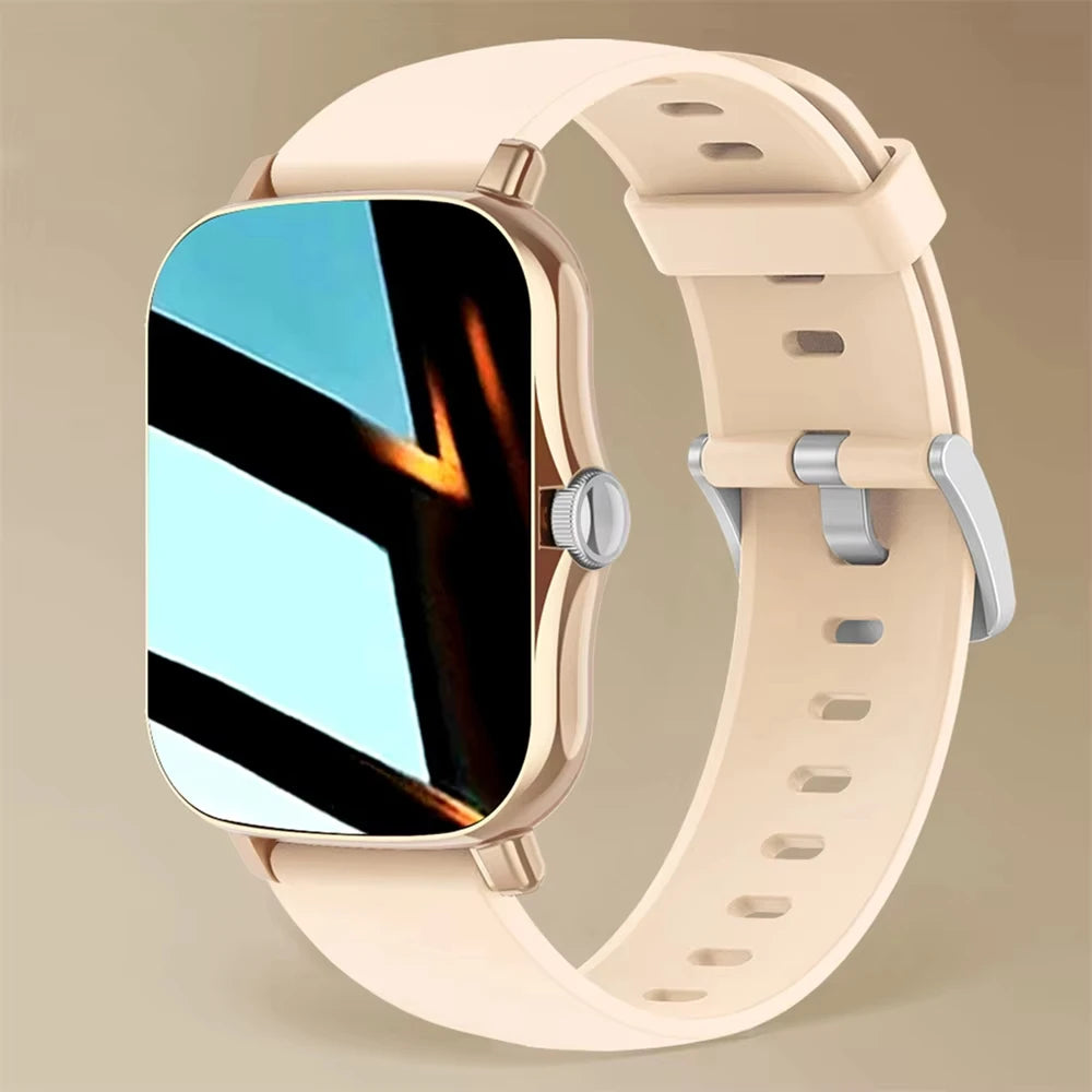 LAXASFIT New Smart Watch HD Display Answer Call Make Calls Message Preview Sport Modes Smartwatch DIY Dial Men Women