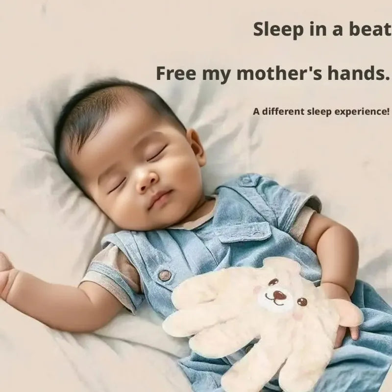 2026 New Baby Sleeping Pillow Palm Soothing Patting Embrace Infant Calming Sleeper Remote Control Comfort Sleep Aid