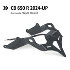 CB650R 2024 2025 Motorcycle License Plate Holder Rear Short Tail Stock Tidy Tailstock Bracket LED Light For Honda CB650 R CB650R