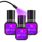 Dassen 5ml UV Eyelash Extension Glue 1S Fast Drying Strong Hold Long Lasting Non-Irritating Adhesive for Mink Lash Professional