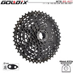 GOLDIX Black MTB Cassete 8/9/10/11/12 Speed 40/42/46/50/50T K7 8/9/10/11/12v Bicycle Freewheel Bicycle Sprocket for Shimano/SRAM