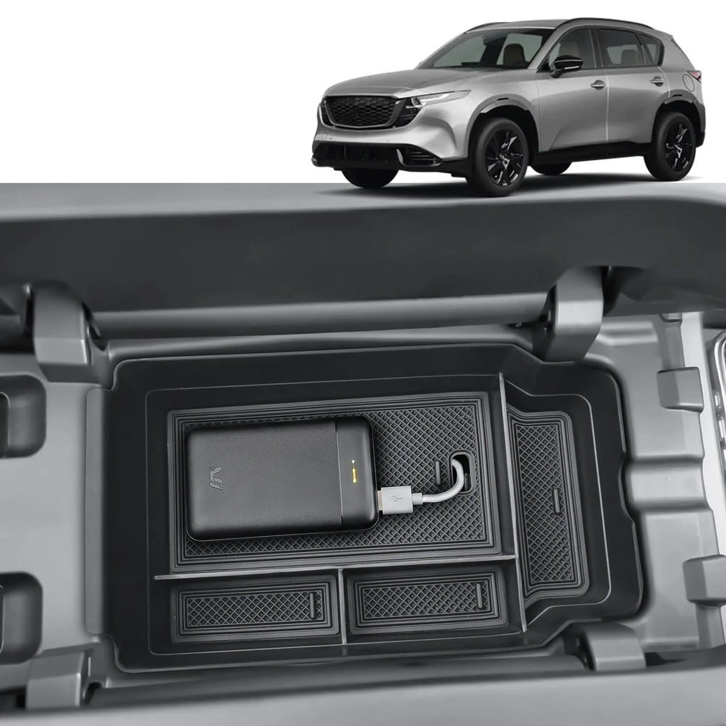 Center Console Organizer for 2026 Mazda CX-5 Armrest Box Storage Tray Secondary Interior Console Box Car Organizer Accessories