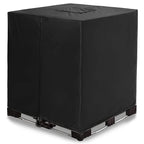 210D Zipper IBC Tote Cover，black, green oxford cloth material for 275 gallon water tanks, waterproof, sun and rain resistant
