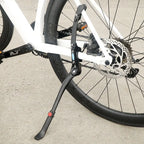 Dual Clamps Kickstand 24-29in Quick Height Adjust Bicycle Parking Rack MTB Road Chain Seat Stay Tubes Firm Install Strong Suppor
