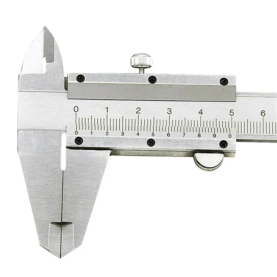 0-150MM Vernier Calipers Steel Gauge Micrometer Measuring Instruments Carpenter Tools Professional Pachymeter Depth Ruler
