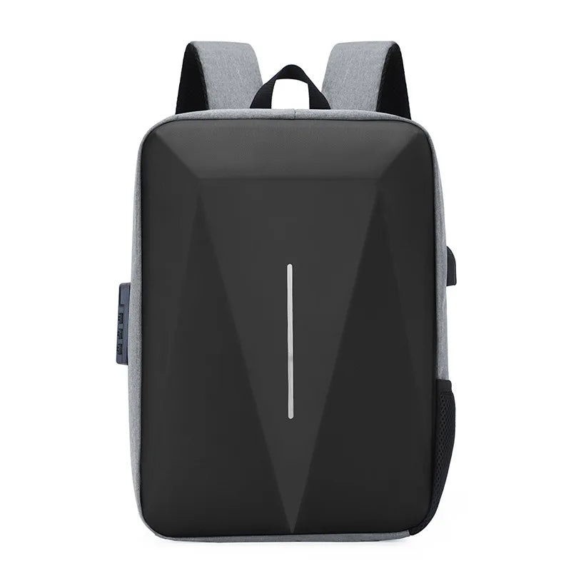 New Pc Hard Shell Men Fashion Backpack Casual Lightweight Business Backpack With Large Capacity Waterproof And Cool Travel Bag