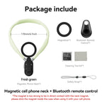 TELESIN Silicone Magnetic Quick Release Neck Mount Hold for Iphone 15 14 13 12 11 SAMSUNG XIAOMI Smart Phone Accessories